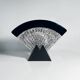 Large Murano glass fan lamp - 1980s Art Deco