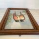 Old frame with two birds