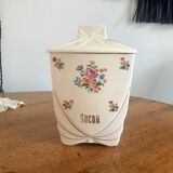 Pot "sucre" flowers and gilding