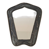 Vintage brutalist mirror
