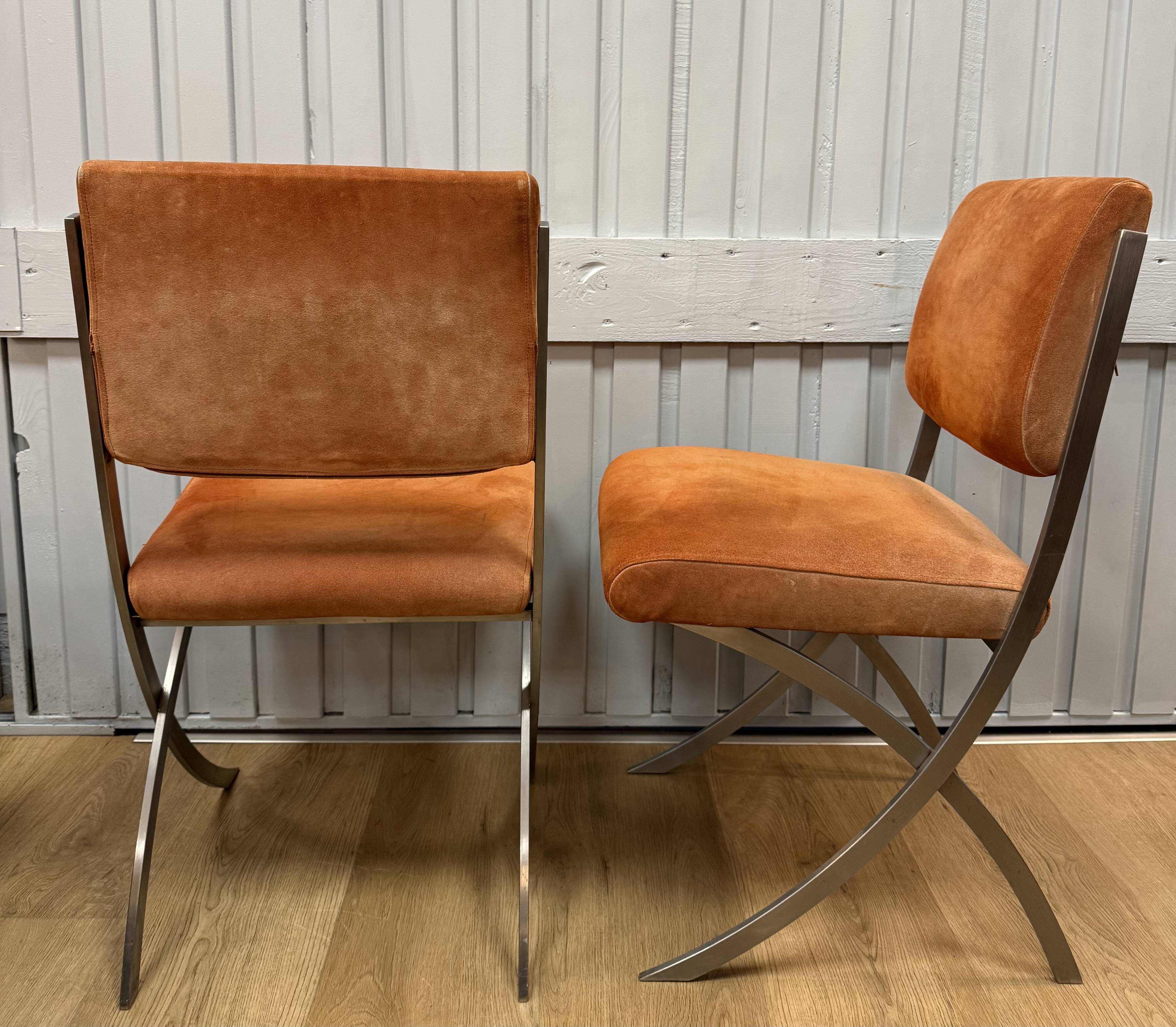 Set of 4 chairs by Paul Legeard