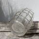 Faceted glass vase