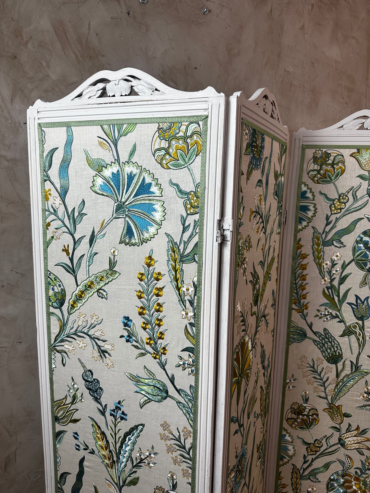 Paravent retapissé
