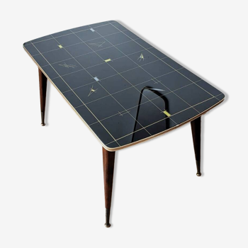Table vintage ajustable en hauteur