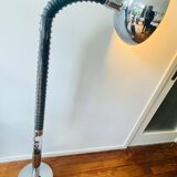 Vintage Cosack lamp! Chrome standing lamp. Unique flexibel Chrome standing lamp