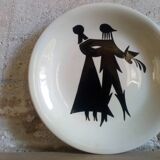 Five dessert plates Sylvestre edition of Longchamp