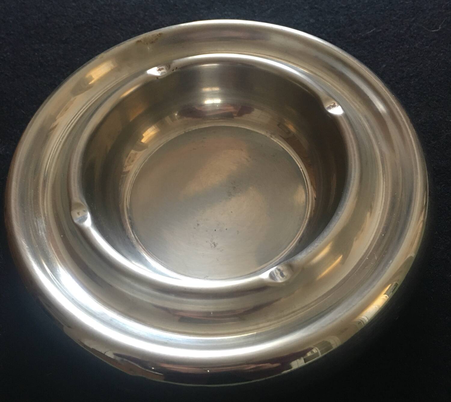 Chrome ashtray - vintage