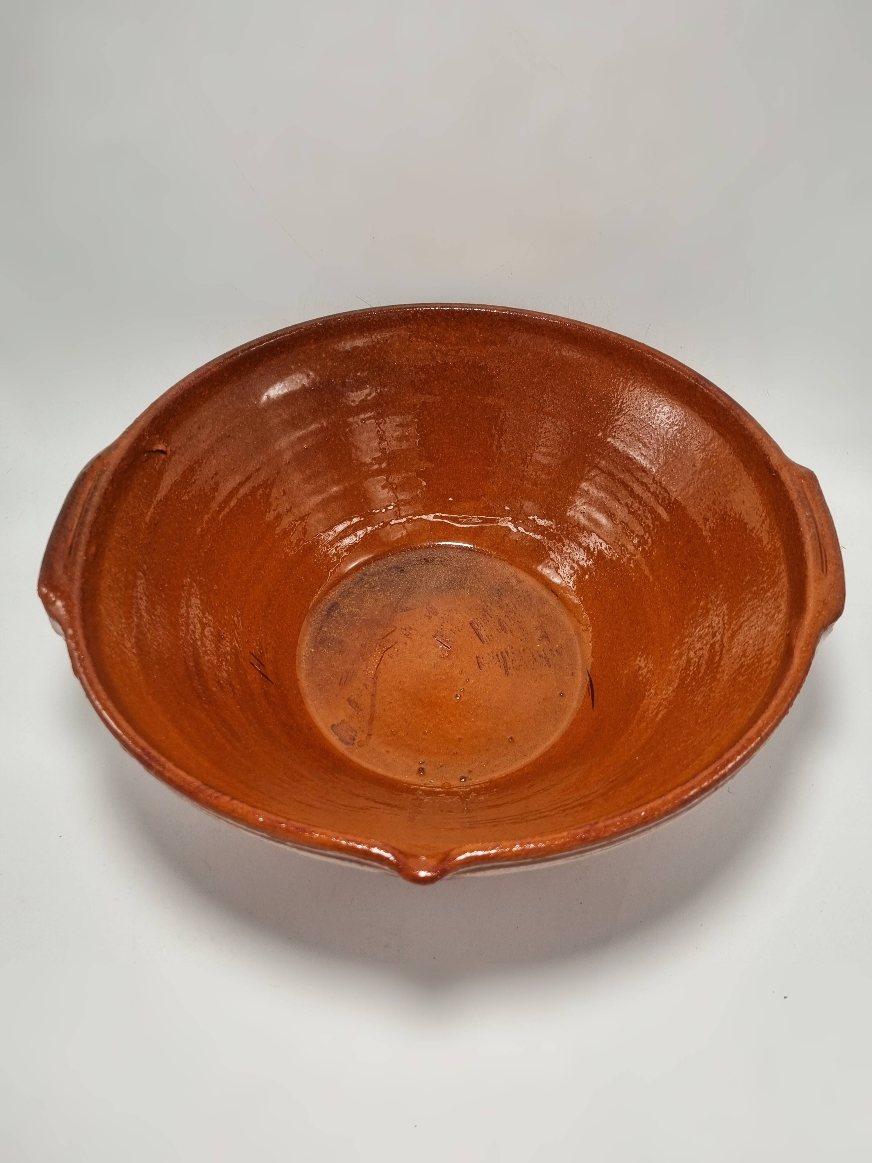Terracotta salad bowl