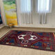 Antique carpet in caucasian wool - anatomy - turkish - kazak - large - geometric patterns / persian