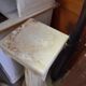 Paire de colonnes selettes en béton