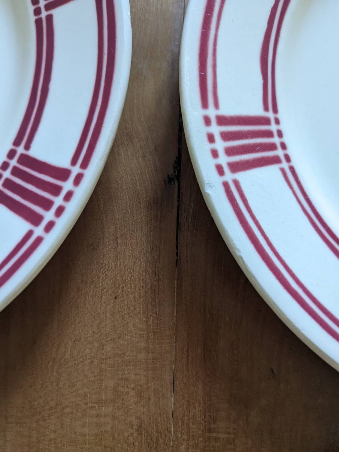 4 Badonviller dessert plates