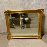 Old golden mirror