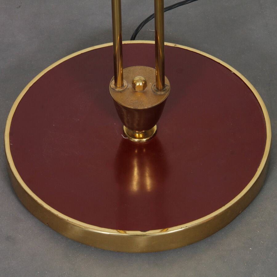 Vintage metal floor lamp, made in Czech, 1960
