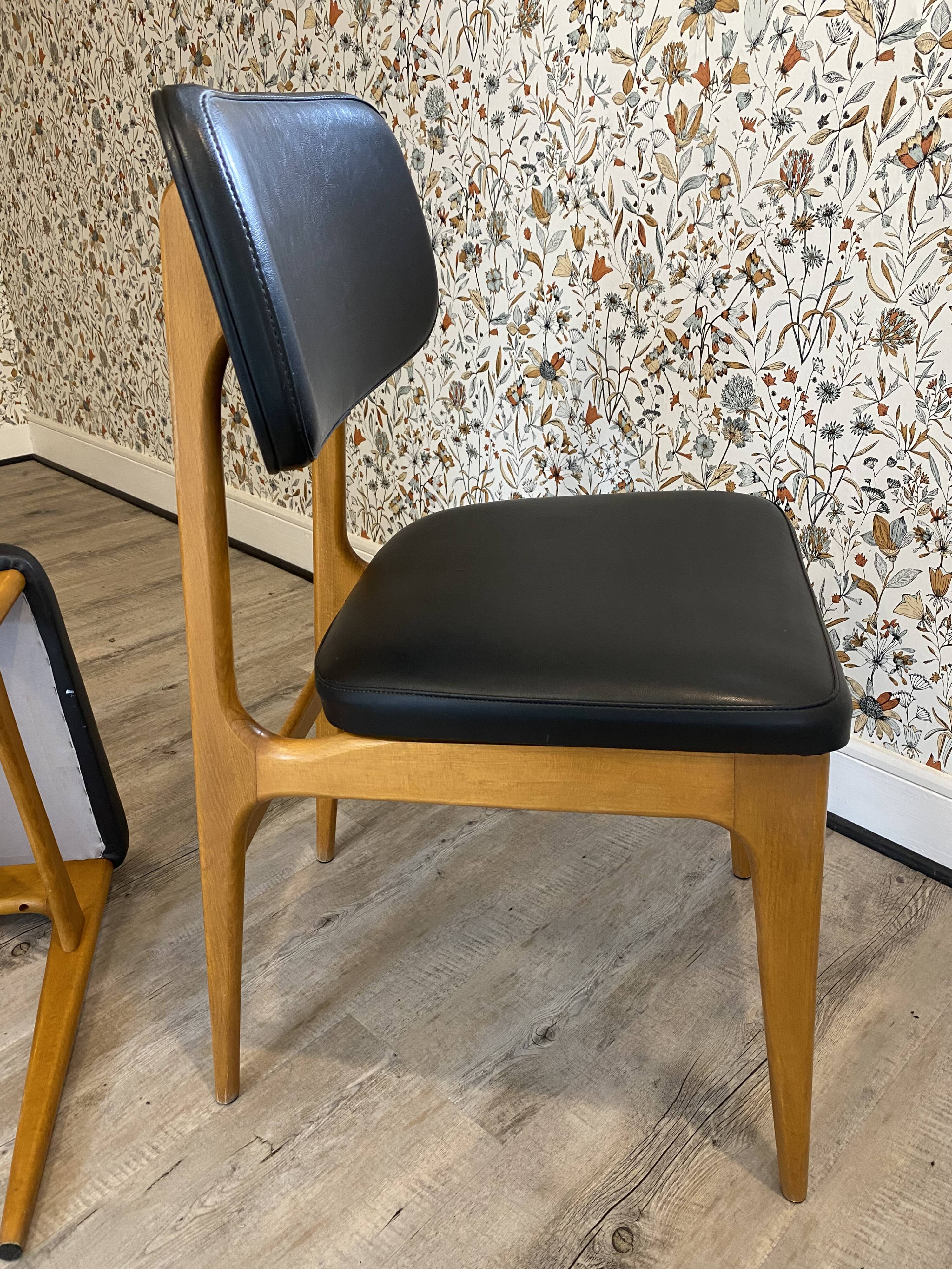 Pair of stella chairs scandinavian design