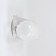 Wilhelm Wagenfeld Bauhaus White Double Sconce Wall Light, Germany, 1950s