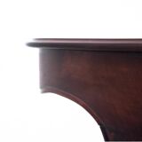 Table et 4 chaises en bois et tissu, Europe du Nord vers 1870