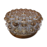 Amber glass bubbles ceiling lamp
