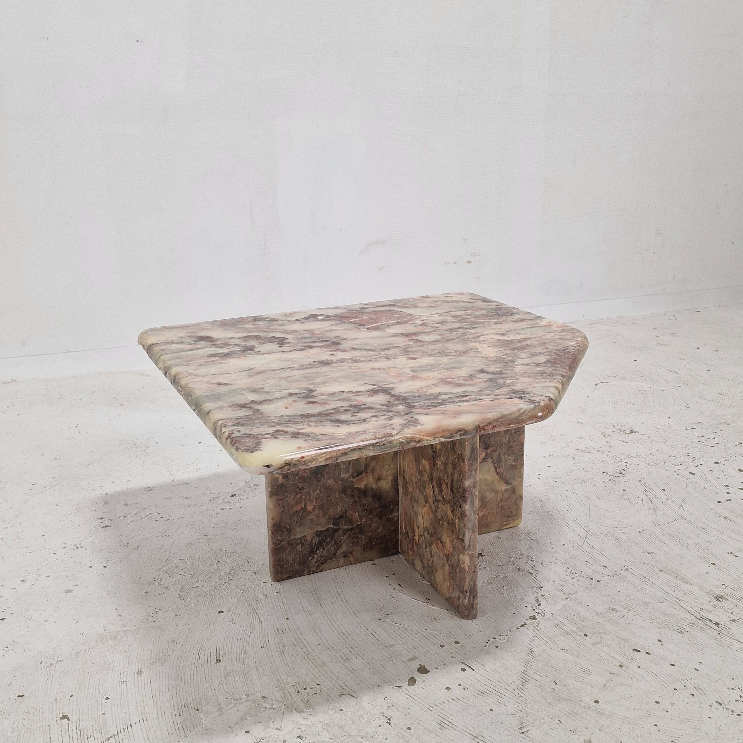 Italian Marble Coffee or Side Table, 1970s