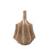 Organic modern white earthenware vase, France 1970s