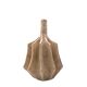 Organic modern white earthenware vase, France 1970s