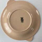 Pink fish plate Digoin Sarreguemines