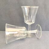 Set of 6 vintage wine glasses