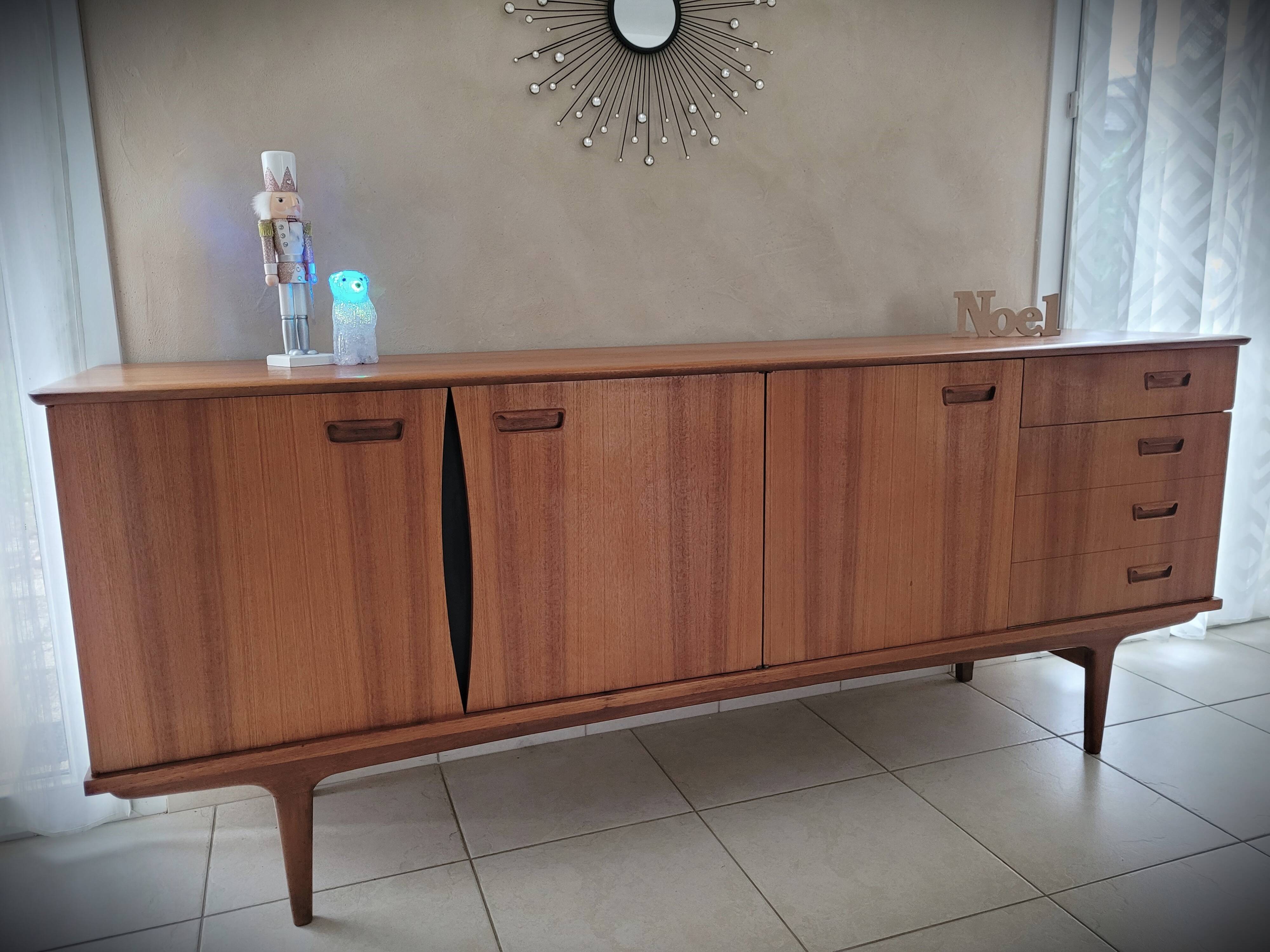 Scandinavian design teak sideboard LB France