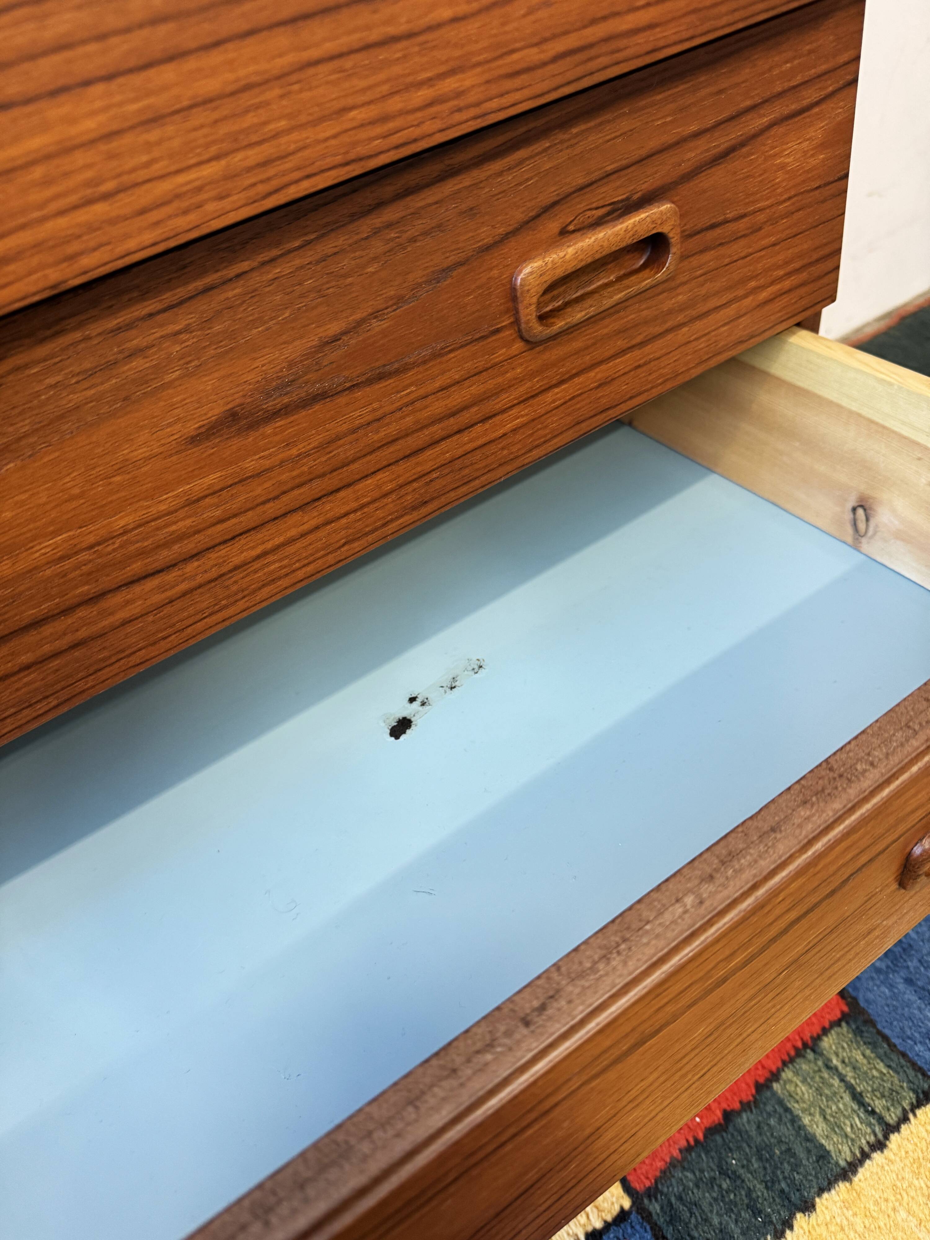 Teak Drawer Cabinet, Norway, Mid-C Modern, Vintage