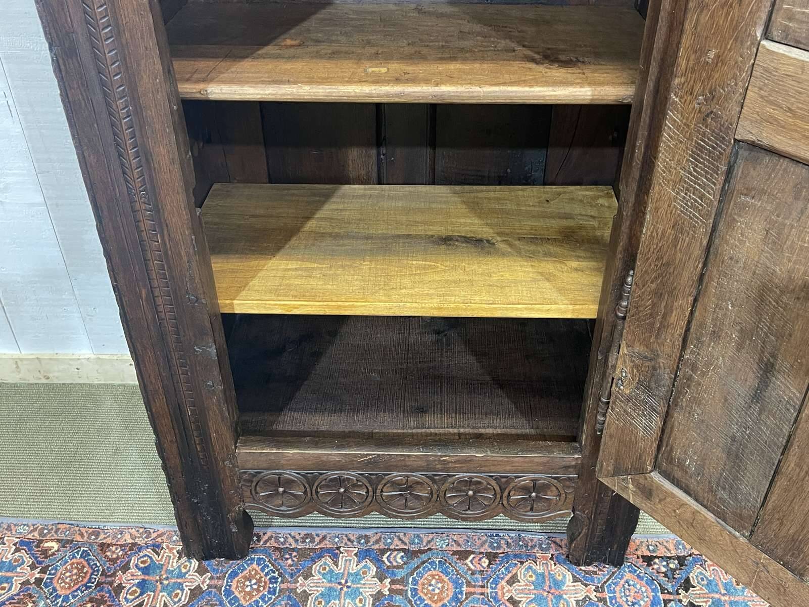 Bonnetière rustique en chêne 19ème