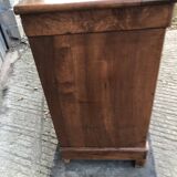 Louis Philippe style sideboard in solid walnut with 3 doors and 1 pull-out shelf.