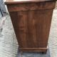 Louis Philippe style sideboard in solid walnut with 3 doors and 1 pull-out shelf.