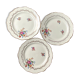 Set de 3 assiettes plates