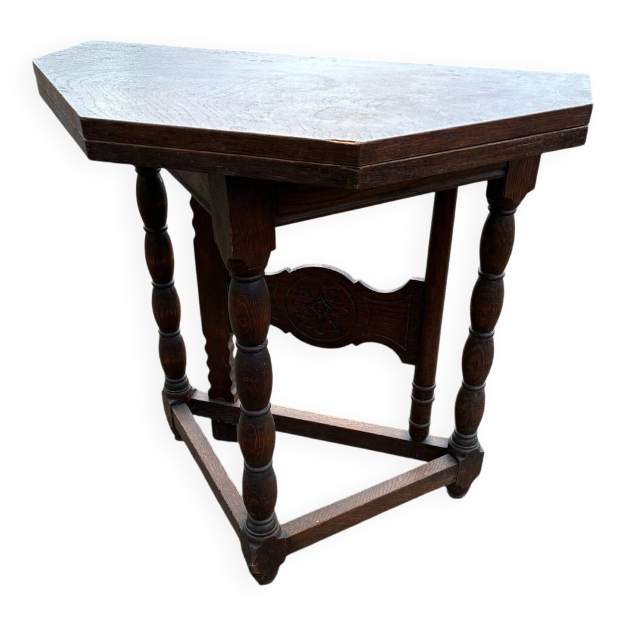Folding octagonal coffee table