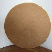 Set of 5 under-plates in mother-of-pearl and brass 70s