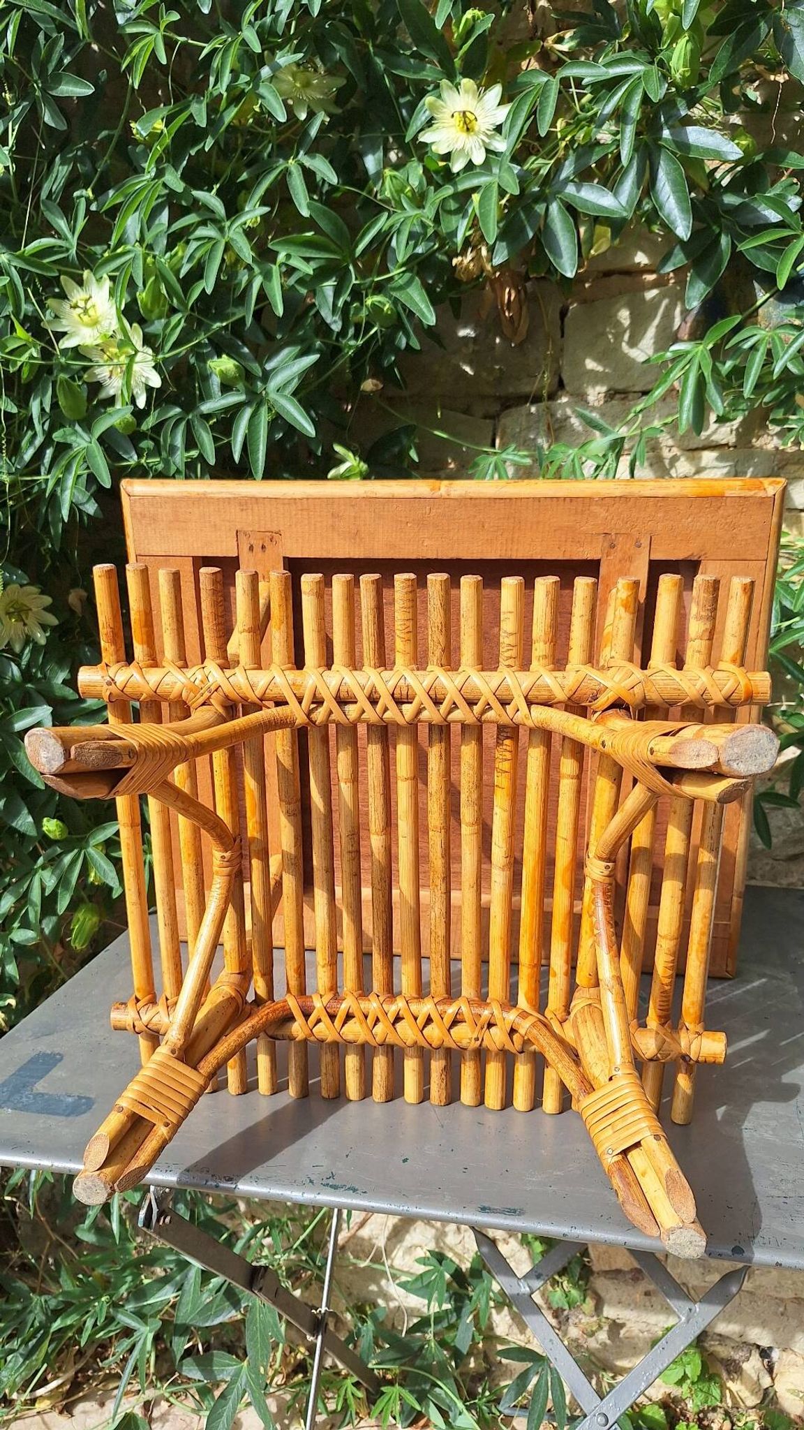 Table d'appoint rotin