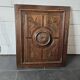 Old carved wooden door