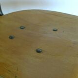 Vintage Office Chair Mid Century Desk Adjustable Swivel Wooden Chair