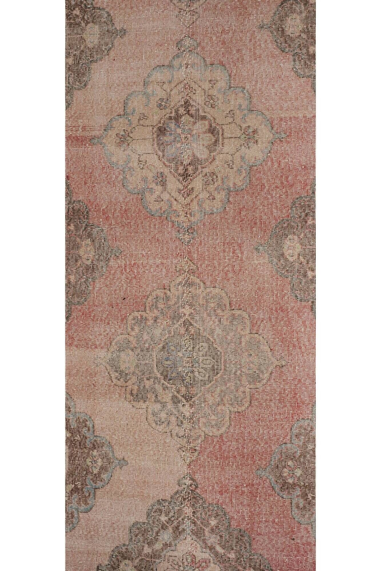 Tapis de couloir turc vintage 85x740 cm