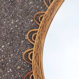 Extra large rattan mirror design Italy