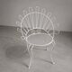 Wrought iron garden dining set, Italy 1960