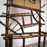 Antique bamboo hall stand