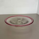 German 2,2kg Glass Bowl by Karl Wiedmann for WMF, 1960s Baushaus Art Deco