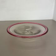German 2,2kg Glass Bowl by Karl Wiedmann for WMF, 1960s Baushaus Art Deco
