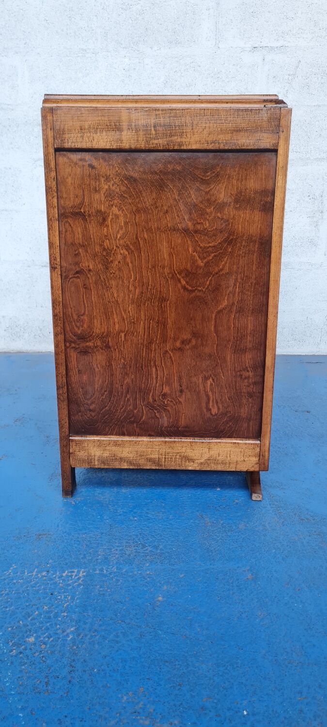 Oak art deco chest of drawers