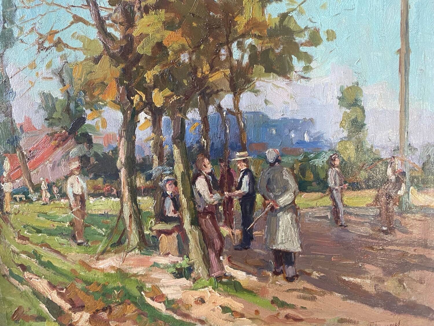 Village festival of 1929 signed