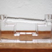 Pair of Wilber Elm Pristine Table Architecture candle holders, MMA Metropolitan Museum of Art