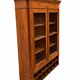 Large library desk with display cabinet and secretary with drawers, 19th century French.