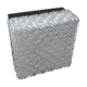 Glass square ceiling light by Erco 1970