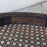 Old caned bistro chair fischel
