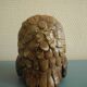 Ancienne sculpture chouette céramique terre cuite old ceramic owl statuette